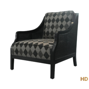 Home Decor Antique Single Rottan SN 2164 - 20 Side / Front View