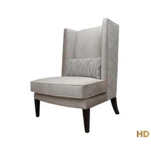 Home Decor Armchair Geometro Diamond Lucianda 13992-01 Side View