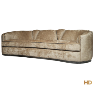 Home Decor Lalique Sofa MM 02 Mushroom ( with Stainless ) Side View