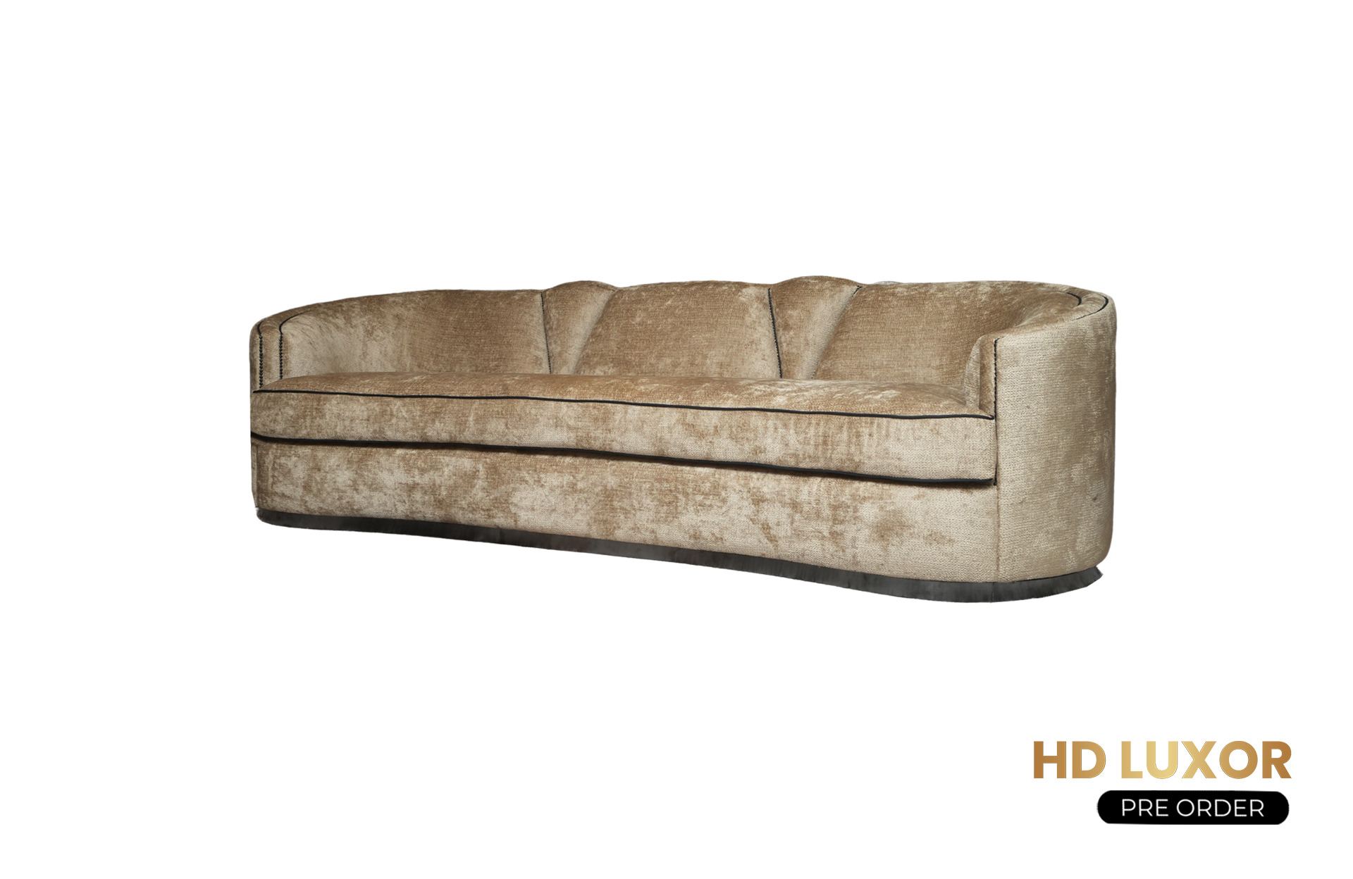 Lalique Sofa MM 02 Mushroom ( with Stainless )