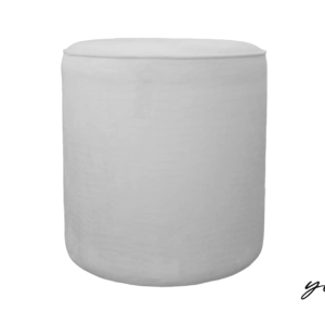 Home Decor Thunder Pouf Touch Snow Front View