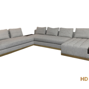 Home Decor Sectional & Corner Sofas Daniel L Sofa SA 10072-03 Side View