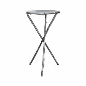 Home Decor Table with Marble Top AL-5591 Side Table Front View