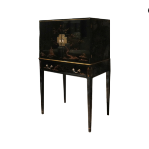 Chinoiserie silver cabinet 33937