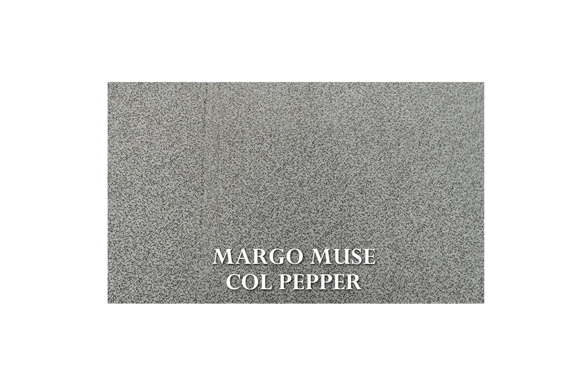 Home Decor Clio Sofa 3.5S MM Pepper Fabric View MARGO MUSE COL PEPPER