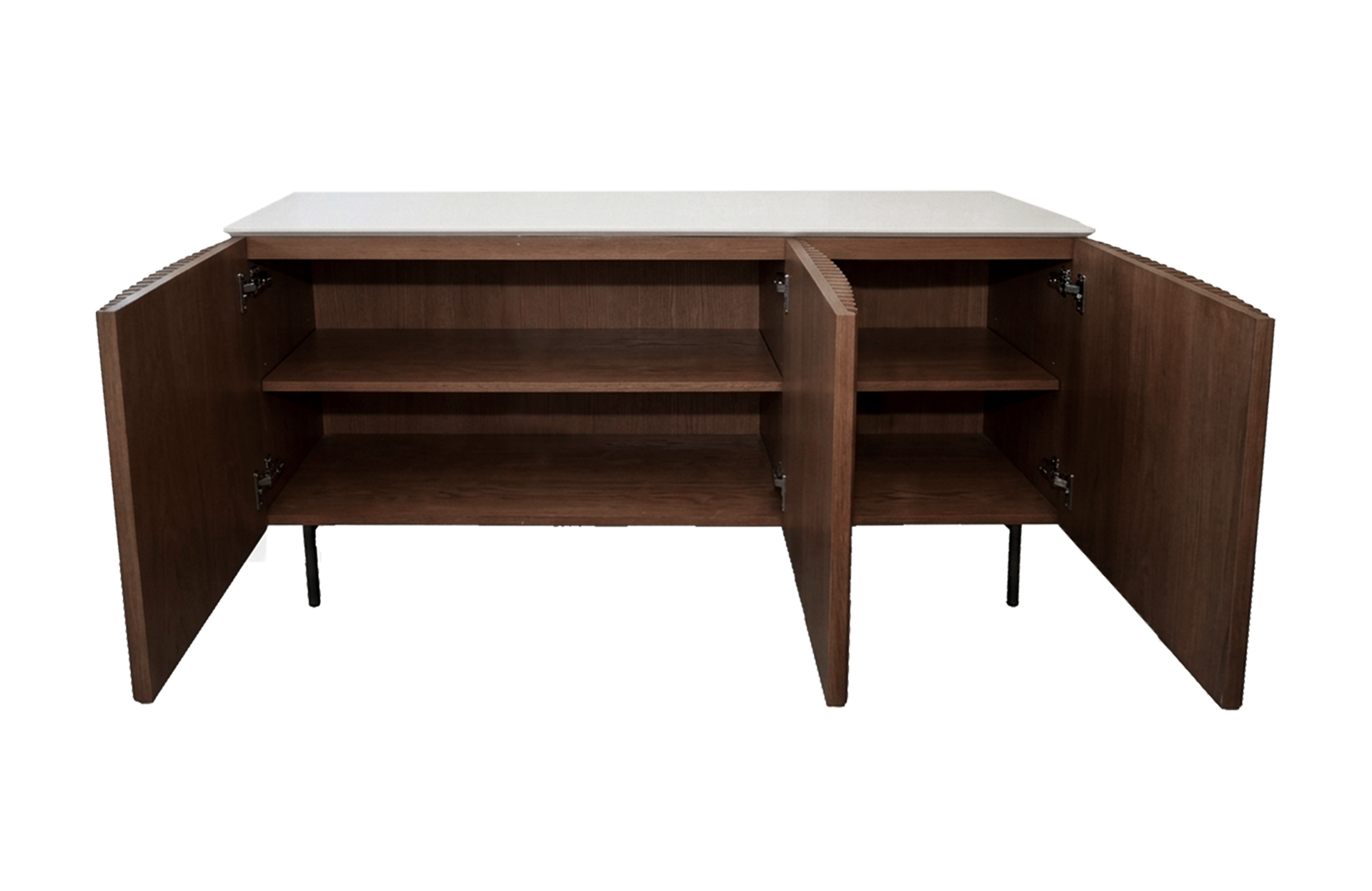 Home Decor Sideboard 3 Doors ATZ124 Front View Open
