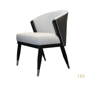 Home Decor Dining Chair Leon Oberon Ivory Side View