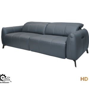 Liscio Power Recliner Sofa COL Smoke Blue
