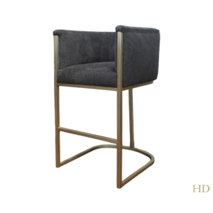 Home Decor Indonesia Bar Chair Shada Anthracite Side View