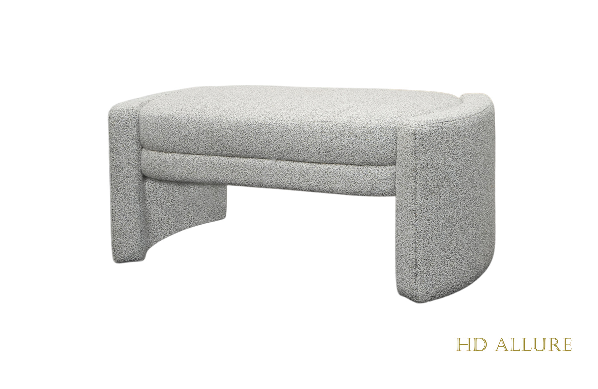 Home Decor Carnelian Bench MM Pepper Side View