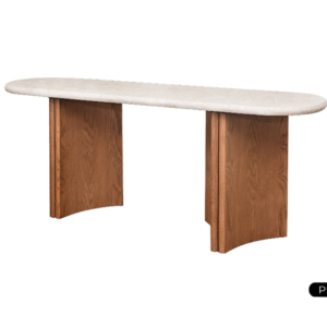 Casena Console Table Cream Marble