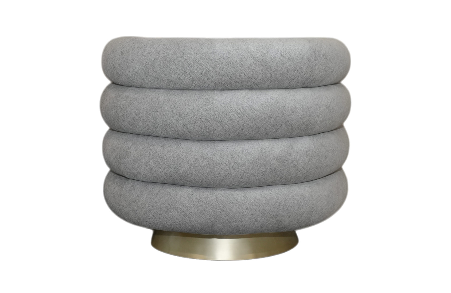 Home Decor Armchair Nimes MC Titanium Back View