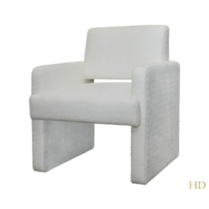 Home Decor Patou Armchair MO Snow ( Large ) Side View