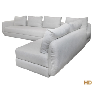 Home Decor Blooms Sofa Large KD White Side View