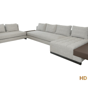 Home Decor Sectional & Corner Sofas Daniel L Sofa TF 401 Linen Side View