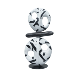 Home Decor Sculptures Doodle Texture Ornament FC-SZ24089 Front View