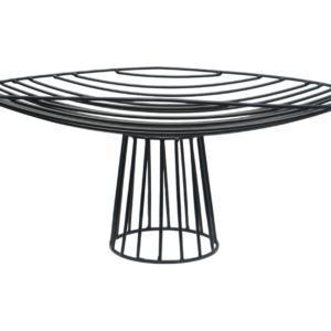 Home Decor Bowl & Tray Linear High Plate FC-W242010 Front View