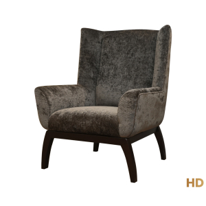 Home Decor Tondo Armchair CC 7298-253 Charcoal Side View