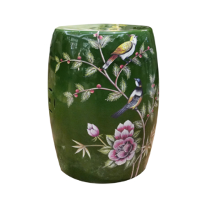Home Decor Ceramic Stool V Design 67 Front View