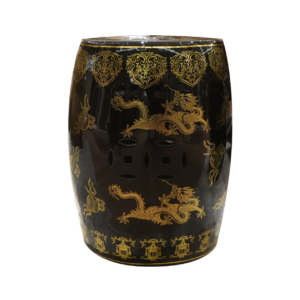 Home Decor Decorative Stool Ceramic Stool V Design 68 Front View