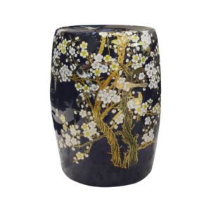 Home Decor Decorative Stool Ceramic Stool V Design 69 Front View