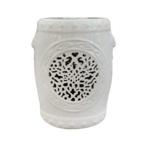 Home Decor Decorative Stool Ceramic Stool V Design 70 Front View