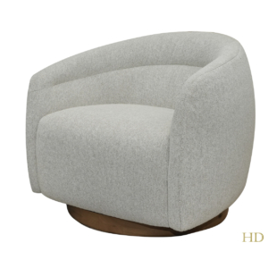 Home Decor Newport Swivel Armchair Sand Side View