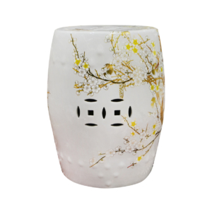 Home Decor Ceramic Stool V Design 72 Front View