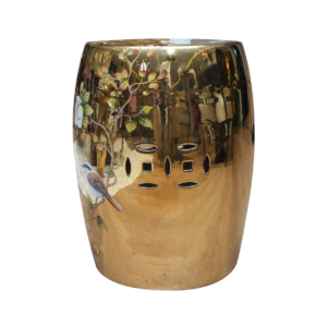 Home Decor Ceramic Stool V Design 73 Front View