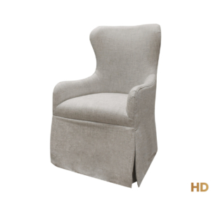 Home Decor Ella Dining Chair with Skirt BD 03 Nougat Side View