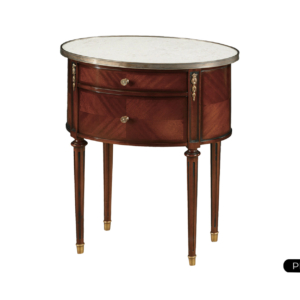 Louis XVI Oval Stand, Cream Marble Top 33507 L