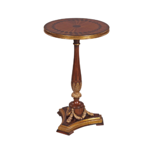 Home Decor Side Table Occasional Table Italian Inlaid 34449 Side View