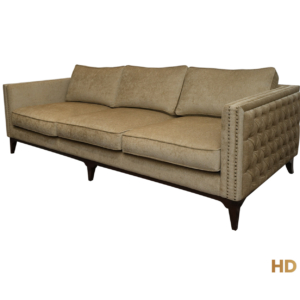 Home Decor Carryni Sofa 03 ( GOLD BLACK A ) Side View