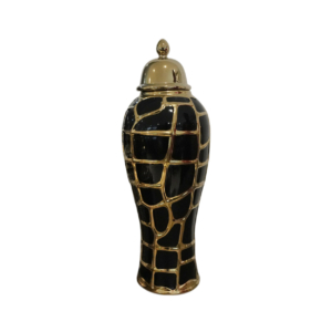 Home Decor Ceramic Decorate Jar V Design 1 Front View