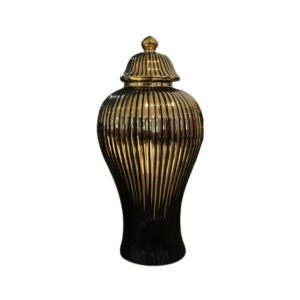 Hoem Decor Ceramic Decorate Jar V Design 11L Front View