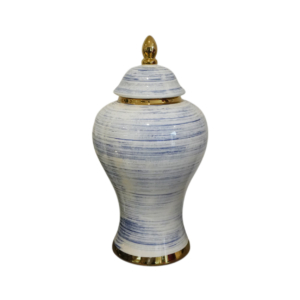 Home Decor Ceramic Decorate Jar V Design 12 Front View