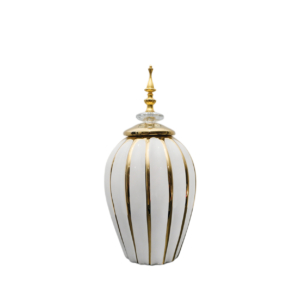 Home Decor Ceramic Decorate Jar V Design 14 Front View
