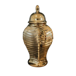 Home Decor Ceramic Decorate Jar V Design 16 Front View