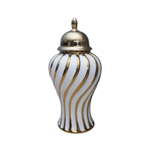 Home Decor Ceramic Decorate Jar V Design 5 Front View