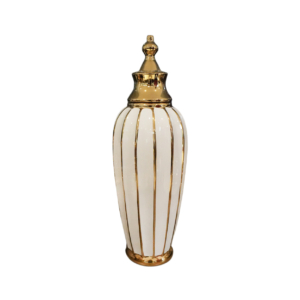 Home Decor Ceramic Decorate Jar V Design 8 Front View