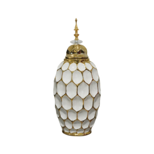 Home Decor Ceramic Decorate Jar V Design 9L Front View