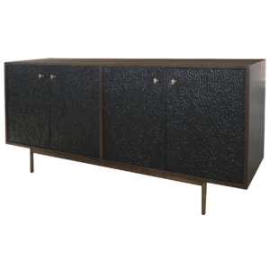 Home Decor NO-028 Sideboard 4 Doors Chipped Small Side View