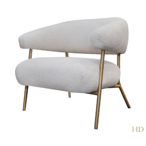 Home Decor Tarifa Metal Armchair Side View