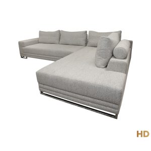 Home Decor Aveiro Sofa MM Stone Side View