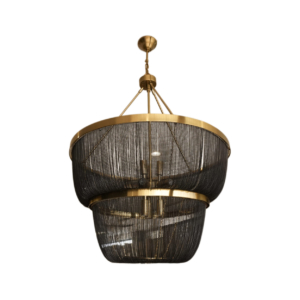 Home Decor Chandelier D8281-12BRN-B Front View