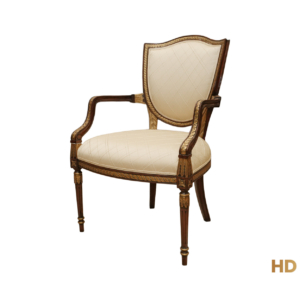 Home Decor French Arm Chair Victoria 33765/1 Side View