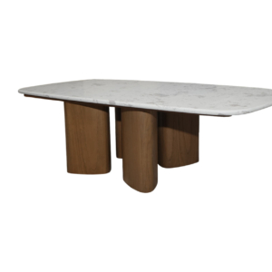 Home Decor Coffee Table Leg Pebble New Side View