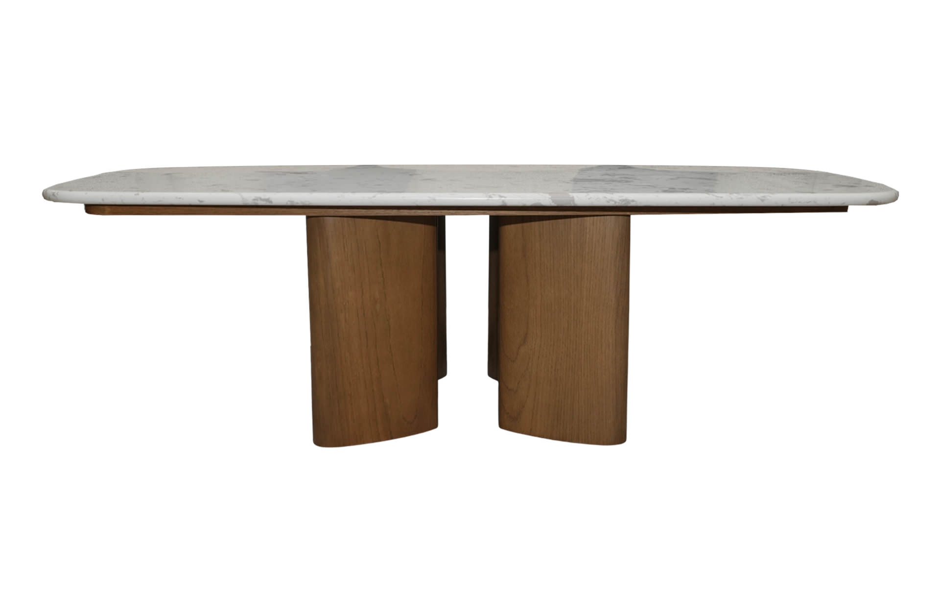 Home Decor Coffee Table Leg Pebble New Front View