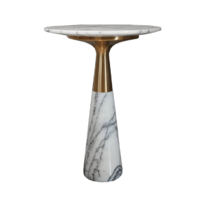Home Decor HB 3213 Table Coffee Bronze Side Table Front View