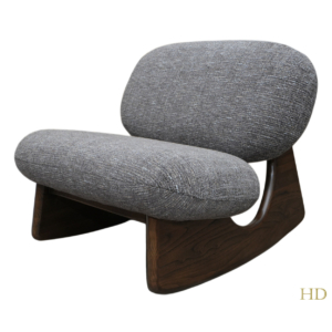 Home Decor Pebble Rocking Lounge Chair Side View